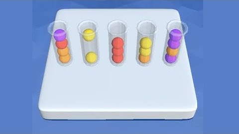 Sort It 3D Gameplay on iPhone iOS