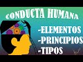 ELEMENTOS, PRINCIPIOS Y TIPOS DE CONDUCTA HUMANA