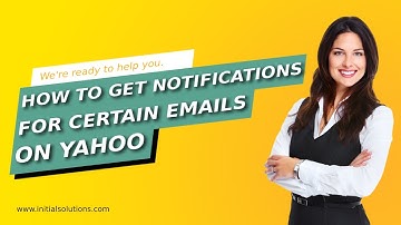 How to Only Get Notifications for Certain Emails on yahoo 2024 | Initial Solution