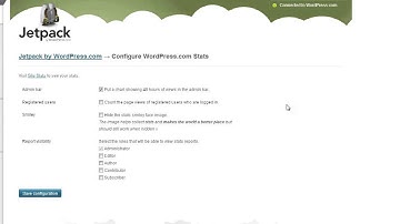 wordpress Jetpack stats