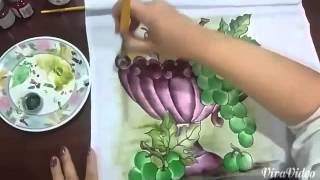 Pintura em tecido - esfumaÃ§ado