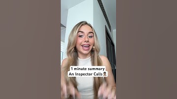 An Inspector Calls Summary🕵🏽‍♂️