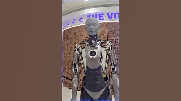 Ameca Speaks: AI Robot Shines at Museum of the Future! 🤖