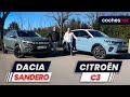 Citroën C3 Dacia Sandero Comparativa COCHES BARATOS Test Review En Español Coches Net mp3