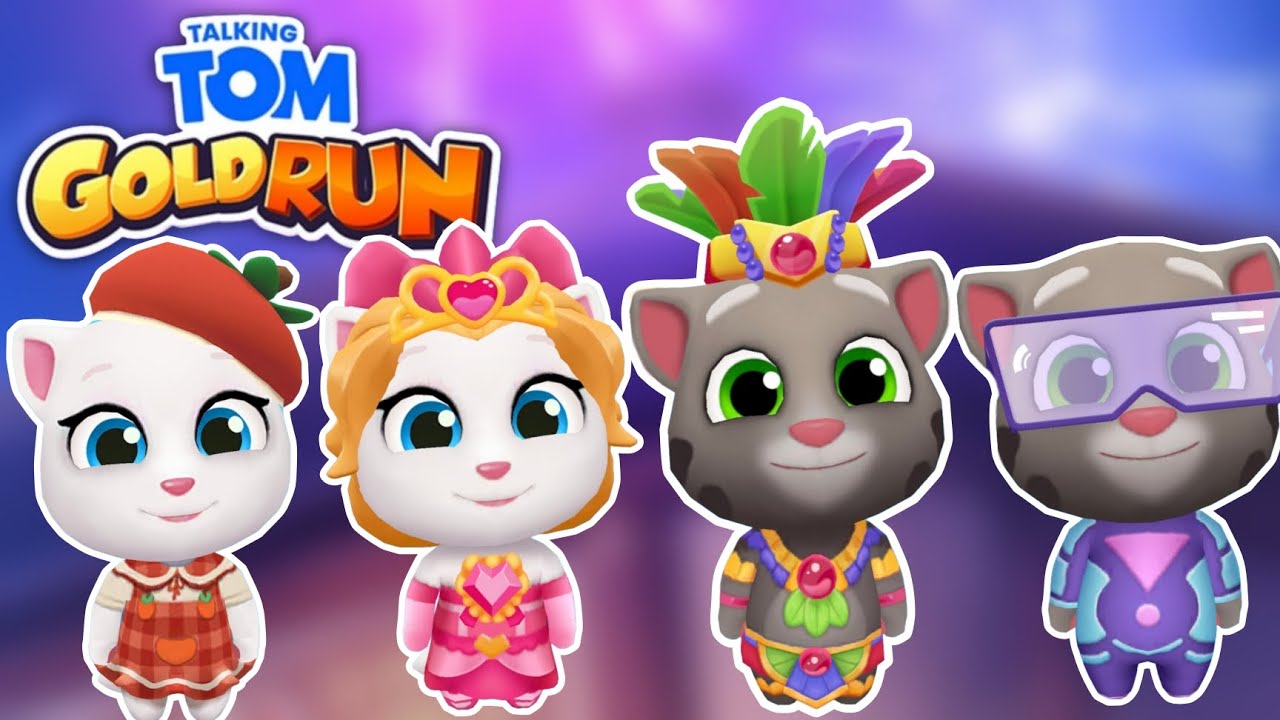 🌺💝Говорящий Том: Бег за золотом|4 новых персонажа|НОВОЕ ОБНОВЛЕНИЕ|Talking Tom Gold Run NEW UPDATE💝🌺