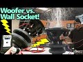 Woofer vs. Wall Socket - Pour it on PLUG IT IN! Series & Parallel - SMDv2 15" Making it RAIN