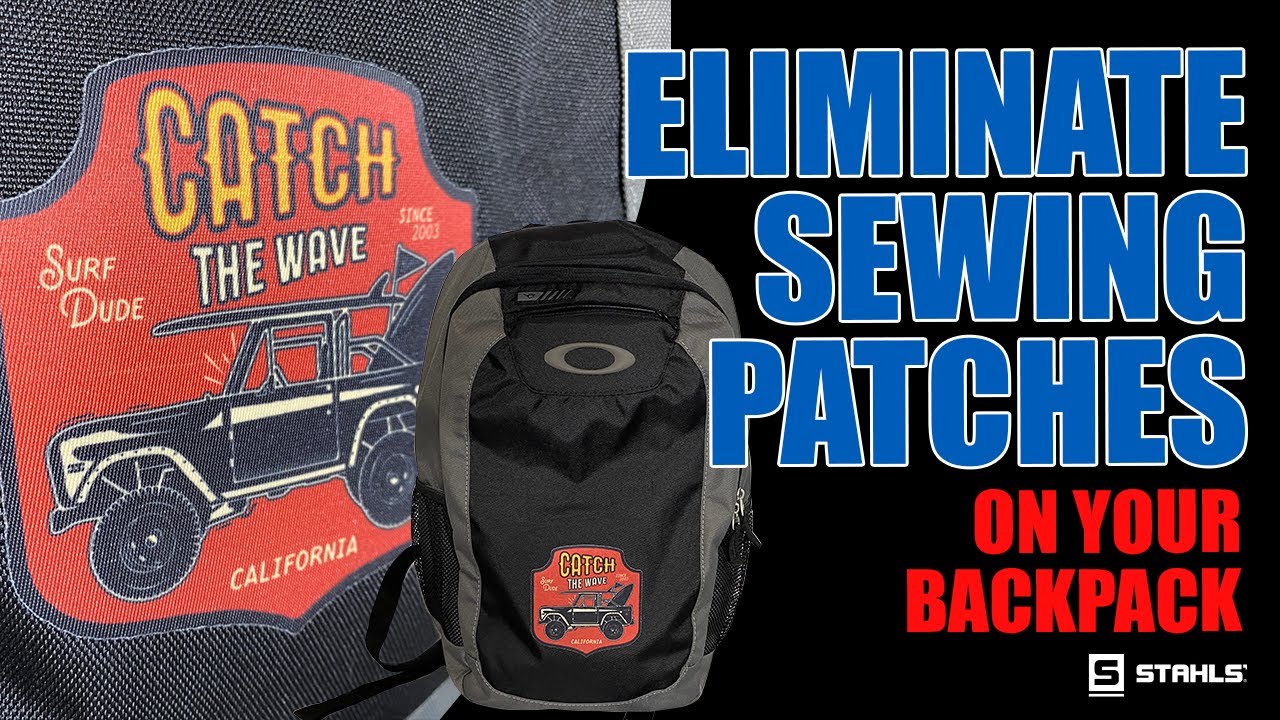 family hostility produce How to Put Patches on a Backpack Without Sewing - YouTube