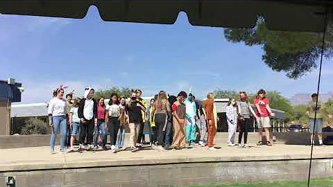 DCHS lip sync battle Freshmen 2020