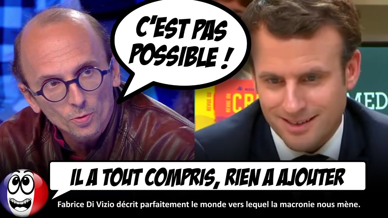 ⁣Fabrice Di Vizio ATOMISE la macronie et sa politique de "discrimination et d'intolérance".