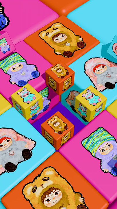 Wakuku Cube Face Rolling 5  #3dboxs #wakuku #labubu