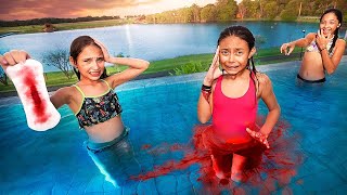 A MAYSA FICOU MENSTRUADA NA PISCINA E PASSOU A MAIOR VERGONHA!