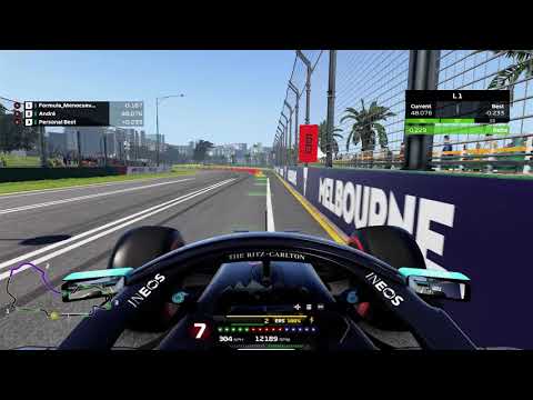 F1 2020 - Australia - Melbourne - time trial hotlap 1:19.993