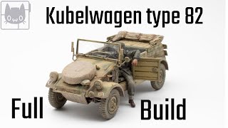 Battle Bug! Full build of Tamiya`s Kubelwagen Type 82 in 1:35
