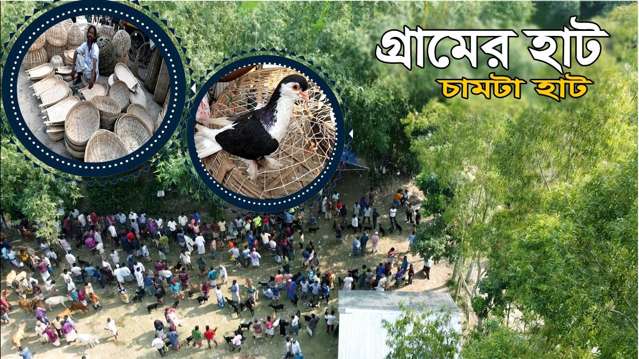 গ্রামের হাটের মাটির মানুষ || লালমনিরহাটের  কালীগঞ্জের চামটা হাট || Village Market || Lalmonirhat