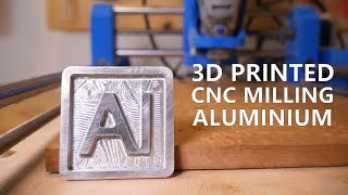 3D Printed DIY Dremel CNC Mills Aluminium -