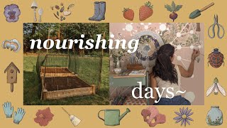 Art & Gardening Vlog ~ Painting, Gardening and Learning