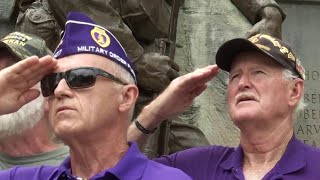 Lynchburg veterans pay their respects on National Purple Heart Day