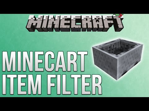 Minecraft: Minecart Item Filter Tutorial (Redstone Advent Calendar)