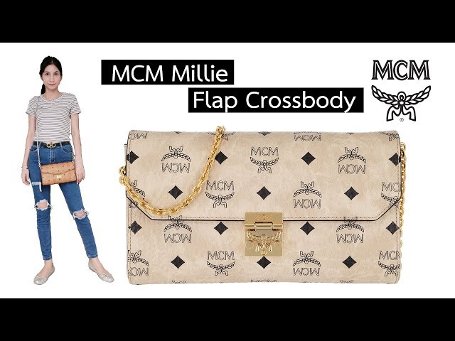 Follow the Doubled-Up bag trend with #MCM Millie Visetos Flap