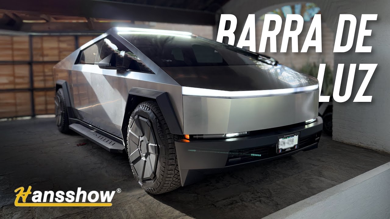 Instalo la Barra de Luz de Hansshow en la Cybertruck ¿Mejor que la de Tesla?