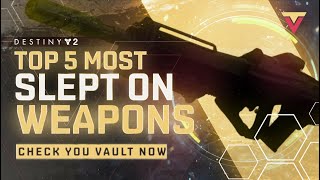 Top 5 Most Slept on PVP Weapons No One is Using