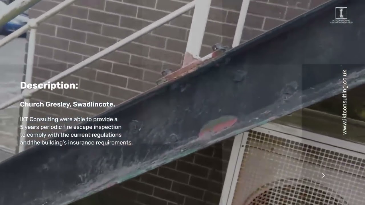 Fire Escape Inspections - IKT Case Study - Church Gresley