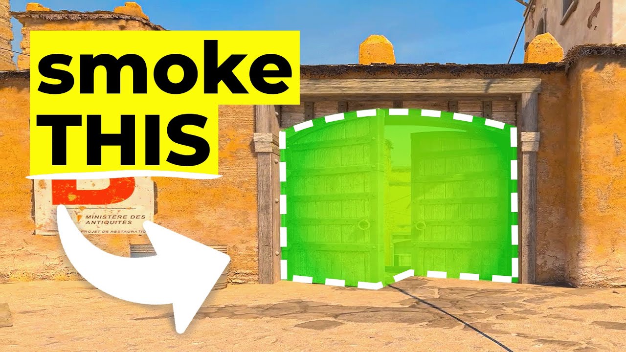 The Best Smoke Lineups for B-Door on Dust 2!