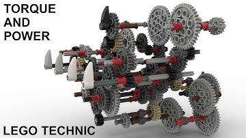 Lego Technic torque and power for 2 speed automatic gearbox design