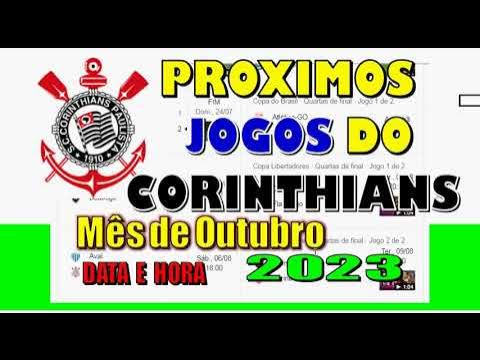 Próximos jogos do Corinthians