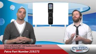 Universal Remote MX-1200 Touchscreen Remote with 2.4" Color LCD Screen
