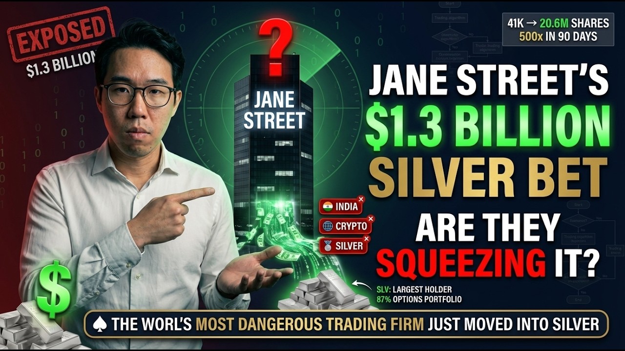 URGENT: Jane Street Just BET $1.3 Billion on Silver — And Nobody Is Talking About It