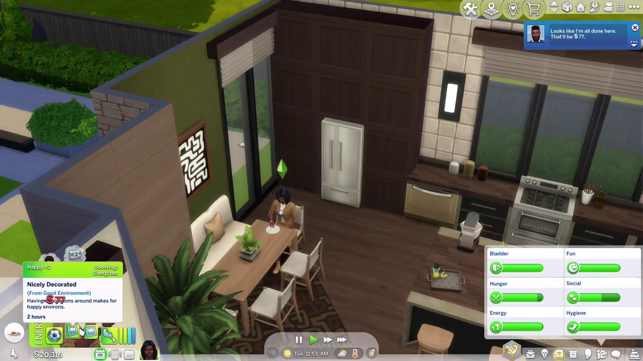 The Sims 4| The Soul Food Challenge Starting Gen 3 Oxtail Episode 2