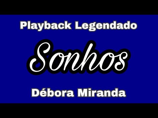 TANTA COISA LINDA PLAYBACK DÉBORA MIRANDA Cd Sonhos 