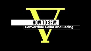 How To Sew: Convertible Collar + Facing
