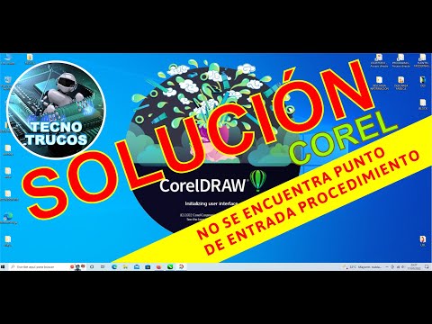 COREL DRAW, ERROR NO SE ENCUENTRA PUNTO DE ENTRADA PROCEDIMIENTO