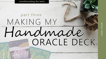 Making My Handmade Oracle (part three)