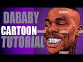 HOW TO CARTOON TUTORIAL DaBaby  ( ADOBE ILLUSTRATOR )