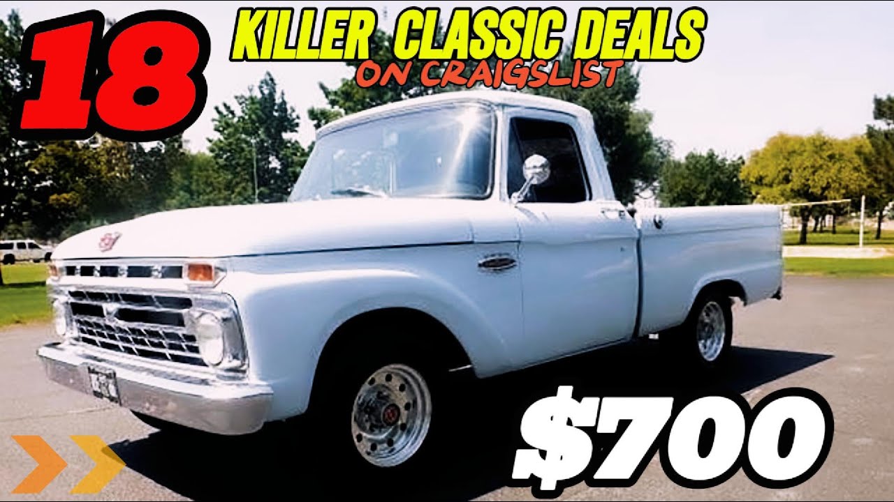 18 Killer Classic Deals Unbelievable Craigslist Finds! YouTube