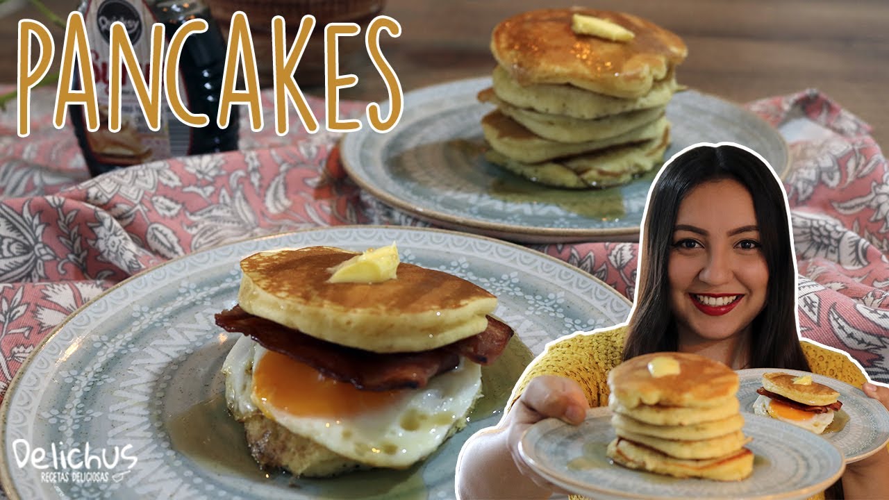 PANCAKES SUPER ESPONJOSOS Y FÁCILES SANDWICH DE PANCAKES YouTube