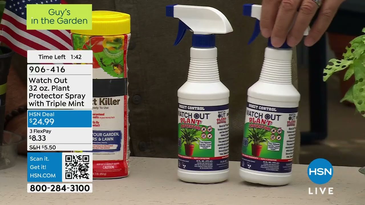 Watch Out 32 oz. Plant Protector Spray with Triple Mint ...