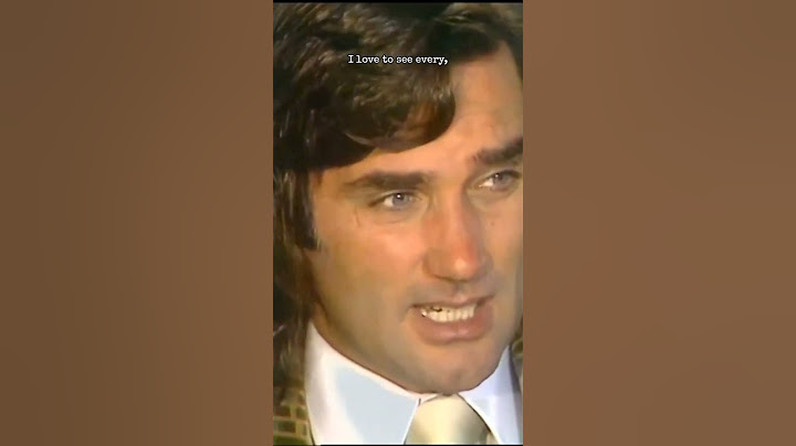George Best: Football is entertainment 🗣 #georgebest #fulham #cravencottage #manchesterunited #manut