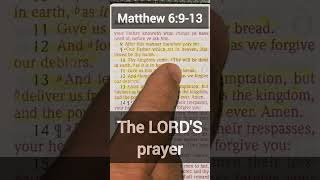 🙏 Matthew 6:9-13 - The Lord's prayer! 🙏
