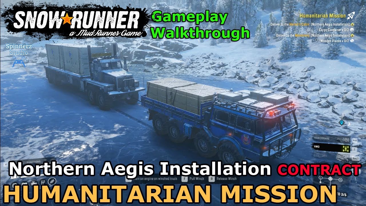 SnowRunner - Humanitarian Mission | Northern Aegis Installation Contract - Amur, Russia - Phase 4