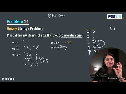 Binary Strings Problem in Java | Data Structures & Algorithms