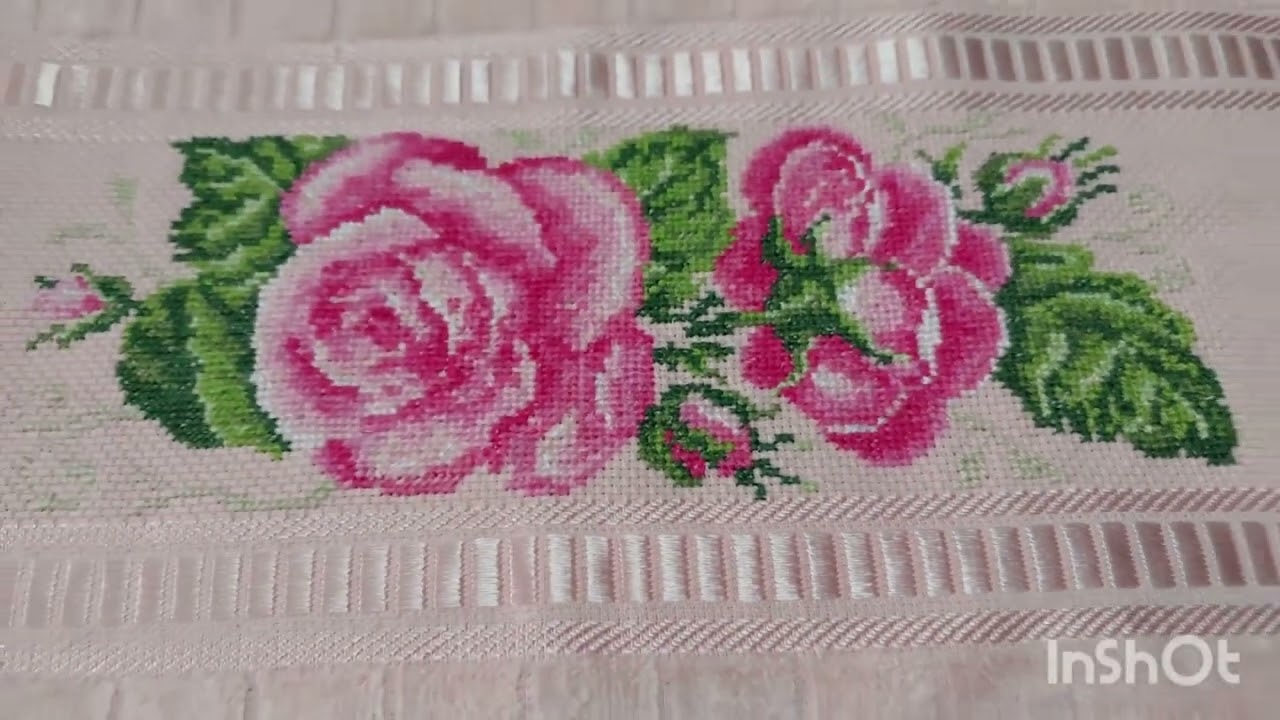 PONTO CRUZ PARA TOALHAS DE ROSTO