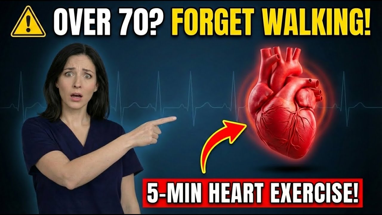Over 70? Do This Exercise To Strengthen Your Heart In 5 Minutes (Not Walking)