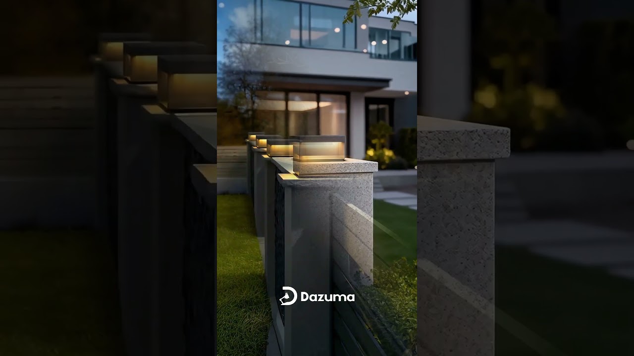 Square Solar Deck Lights | Industrial Black LED Outdoor Landscape Lighting