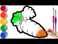 Bolalar uchun Sabzi rasm chizish/Drawing Carrot for children/Рисование Морковь для детей