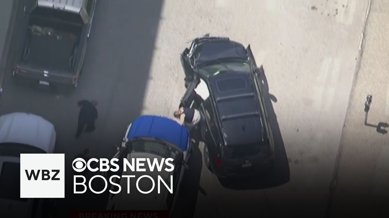 Boston police officer struck by driver who did not stop after crash ...