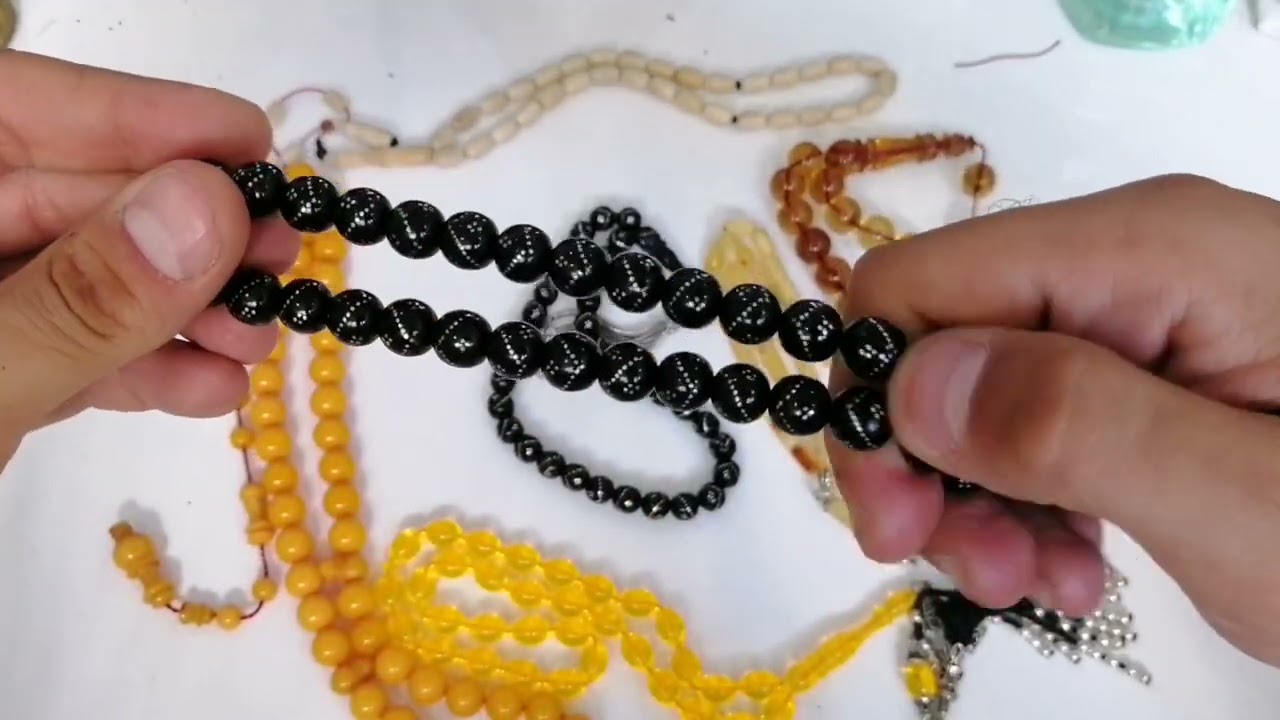 Yeni Gelen Tesbihler Erzurum Oltu Taşı Tesbihler-Damla Kehribar-Narçıl-Uçak Camı Tesbih